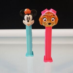 Vintage Disney Mickey Mouse Pez And Paw Patrol Spin Master Dispenser Pez